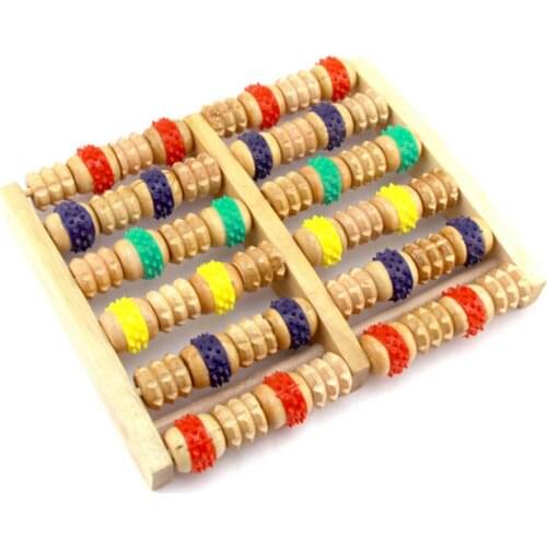 Wheel Massage Roller Foot Massager Relaxing Hand Massage Tool Reflexology Multicolour Pressure Roller Foot Massage Instrument