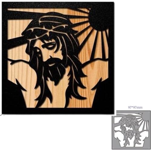 Metal Cutting Dies Cut Mold 2021 Jesus Decoration Scrapbook Paper Craft Knife Mould Blade Punch Stencils