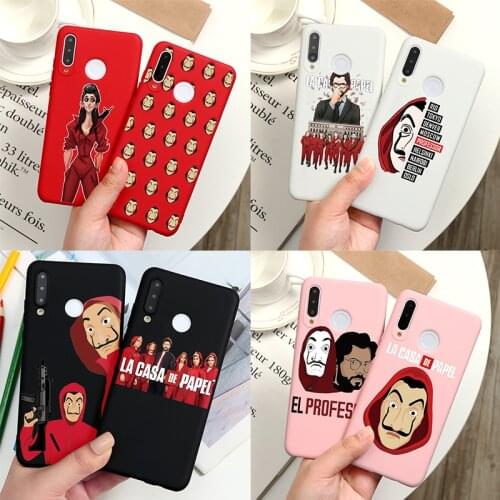Spain TV Money Heist House Paper La Casa De Papel Case For Huawei P40 Lite E P30 P20 Honor 20 Pro 10 Lite 20i P Smart 2019 Cover