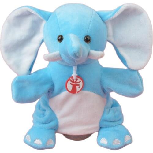 25cm Blue Color Rabbit Stuffed Plush Soft Doll Animals DevelopToy Girls Baby Kids Hands Puppets Birthday Gift