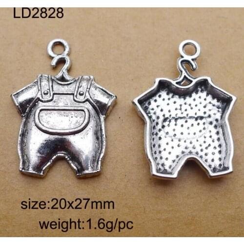 25pcs 20x27mm Antique Silver Alloy Suspender Trousers Charm Pendant Jewelry Findings Accessories