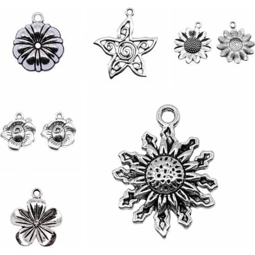 Tristana Flower Charms designer charms for jewelry making diy jewelry kit accessories