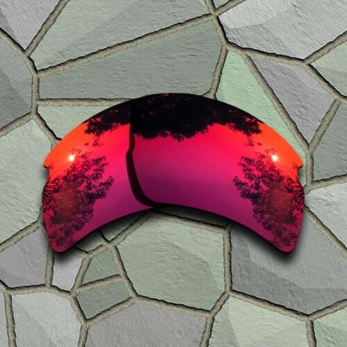 Violet Red Sunglasses Polarized Replacement Lenses for Oakley Flak 2.0 XL