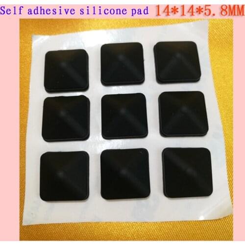 3M self-adhesive rubber pad square rubber pad damping cushion chassis pad notebook anti slip pad silicone gasket 14*14*5.8mm