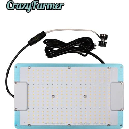 Geeklight led 120w samsung led grow light lm301h 660nm with waterproof wires connection