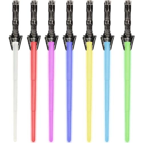 Lightsaber Toys For Children Saber Luminous Jedi Sabre Laser Sword Plastic Sword Light Up Led Flashing Lightstick Glow In Dark