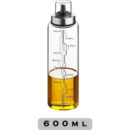 600 ML Dripless Yağlık Oiler Borosilicate Glass Heat Resistant Retractable Cover Comfortable Filling Dripless Solid Quality