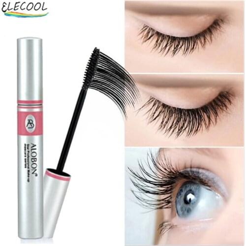 ELECOOL 3d Silk Fiber Lash Mascara Curling Volume Express Makeup Eyelashes Waterproof Liquid Rimel Extension Mascara Cosmetic