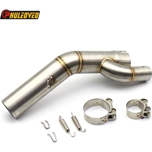 Motorcycle Exhaust Pipe Muffler Mid Pipe Link Pipe for S1000RR S1000XR S1000R 2017 2018 Motorbike Muffler Exhaust Connect Pipe