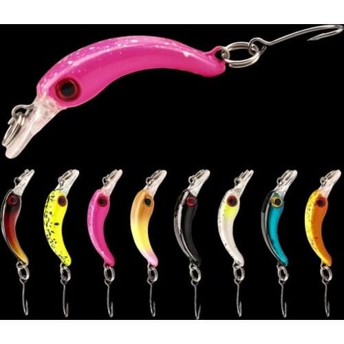 1.5g/4cm Fishing Lure Crankbait Hard Bait Bionic Bait Wobbler Minnow Fishing Lure Lifelike Crankbaits New Fishing Tackle Lure