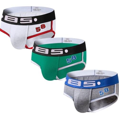 3Pcs/lot Cotton Men Briefs Set Pack трусы мужские Comfortable Underwear Man calzoncillos ropa interior hombre Mens Panties 21Hot