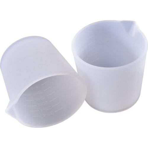30ML Silicone Measuring Cup Handmade DIY Jewelry Making Tools Crystal Epoxy Resin Mixed Measure Accessories Gadgets