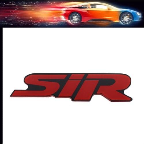 3D Premium SiR SI R car Hood Fender trunk Rear Bonnet Nameplate Decal Emblem Badge Sticker for CIVIC CRX FIT ACCORD