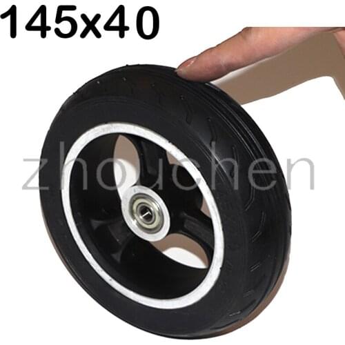 145x4.0 Fast Wheel Fo Widened Rear Wheel 6 Inch Electric Scooter 145x40 Solid Tire 6x2 Aluminum Wheel Tire