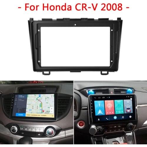 Double 2 DIN Car Auto Stereo Radio Fascia Panel Mounting Frame for HONDA CR-V 2008 Navigation Modified Face Frame Fanel