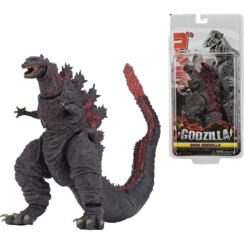 Anime Figures Bandai Godzilla Movie King of the Monster Gojira Action Figurals Collection Brinquedos Kong VS Godzilla Xmas Gift
