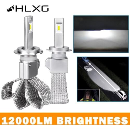 HB3 9005 led bulbs for cars H4 led Headlight H7 H11 H8 9006 HB4 12000LM Fog lights luces led strip auto Fanless universal HLXG