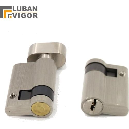 Invisible door lock core Half eccentric lock cylinder,with knob,45mmx32MM,for Channel lock fire-proof door Security door