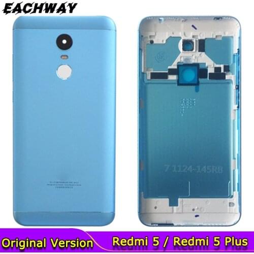 New Original Cover For Xiaomi Redmi 5 Battery Back Cover Housing Door Case Replacement Xiaomi Redmi 5 Plus Battery Cover