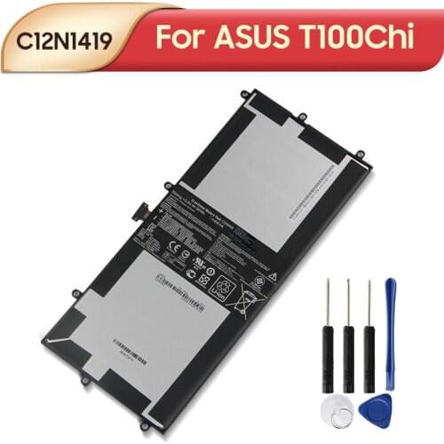 Original Replacement Battery C12N1419 For ASUS T100Chi T100 Chi Laptop Tablet Battery 7660mAh
