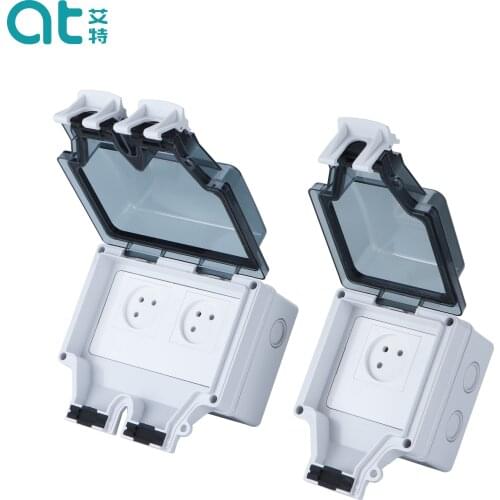 Outdoor Wall Switch Socket Weather&Dust Proof Power Outlet Isreali Standard