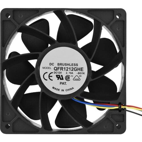 SOONHUA Cooling Fan DC 12V 2.7A 6000RPM Cooling Fan Replacement 4 Pin Connector Cooling Fans For Antminer S7 S9