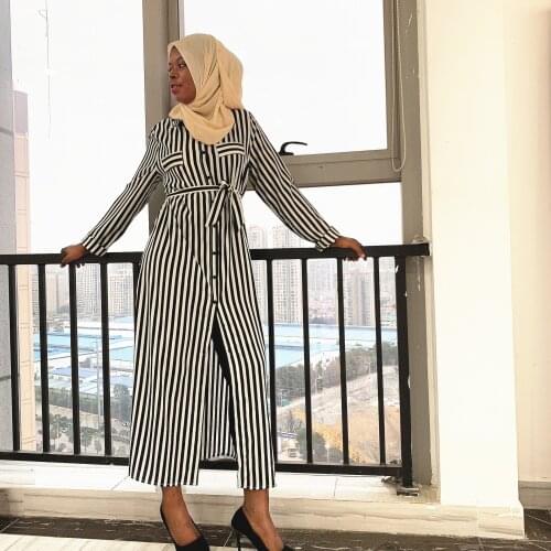 Fashion Dubai Abaya Muslim Fashion Hijab Dress European Islam Clothing Abayas Womens Robe Musulman De Moda Femme Vestidos F2705