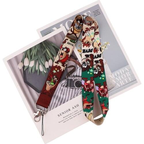 1pcs ZF2742 Monster Cartoon Icons Style Anime Lovers Key Chain Lanyard Neck Strap For USB Badge Holder DIY Hang Rope