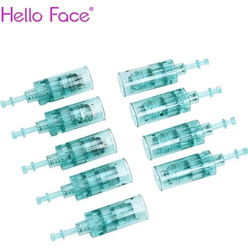 20 Pcs Dr Pen Ultima A6S Cartridges Microneedling Pen Needles Derma Pen Bayonet Replacement Tip 11 16 36 42 Nano Microneedle