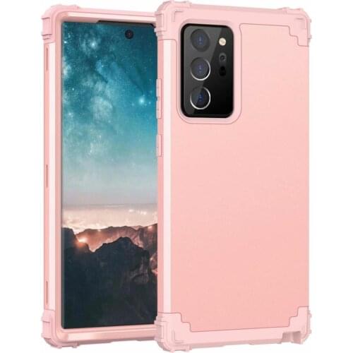 360 Full Hybrid Armor Phone Case For Samsung Galaxy Note 20 Coque S21 Plus Anti-knock PC Silicon Cover S20 Ultra Shockproof Case