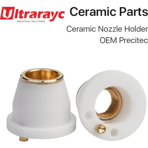 Ultrarayc Laser Nozzle Ceramic Holder for Precitec Fiber Laser Cutting Head D13 H10.3 M5