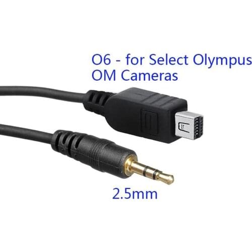 AODELAN 2.5mm SRC-O6 Remote Shutter Release Cable for Olympus OM-D E-M1, E-M5, E-M10; Evolt E400, E410, E420, E450, Pen E-P2