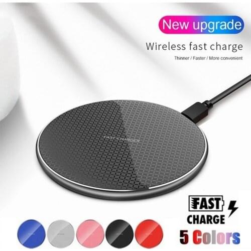 Newest 10W Qi Fast Wireless Charger For iPhone XS Max XR 8 Plus USB Quick Wireless Charging Pad for iPhone Samsung Huawei Xiaomi