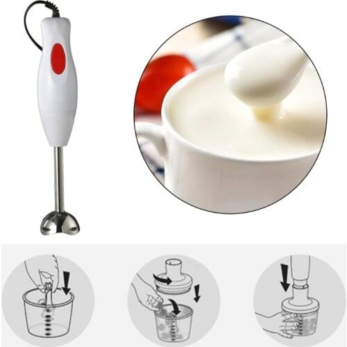 Electric Hand Stick Blender Mixer EU/UK Plug Immersion Hand Blender 350W Handheld Blender for Baby Food Smoothies Sauces U1JE