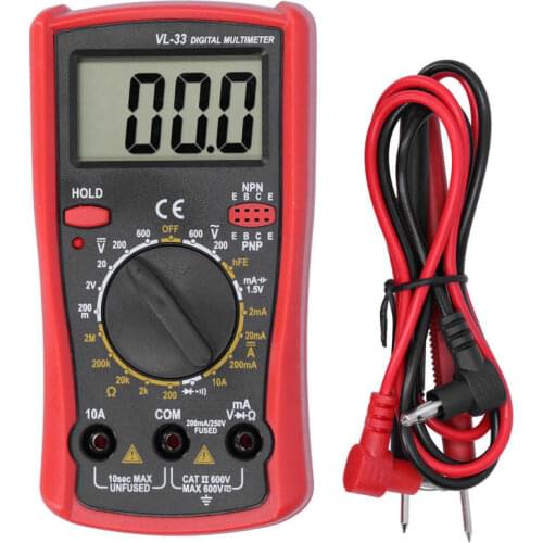 Digital Multimeter LCD Electronic Multimeter Voltage Resistance Current Electric Voltage Tester Meter