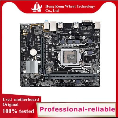 For ASUS PRIME B250M-J Motherboard Socket LGA 1151 DDR4 SATA3 For Intel B250 Original Desktop Used Mainboard