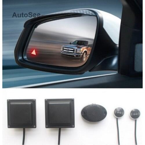 For infiniti for Jeep for Fiat BSD BSM blind spot detection system 24GHZ Microwave Radar Sensor BSA LCA Mirror light alarm