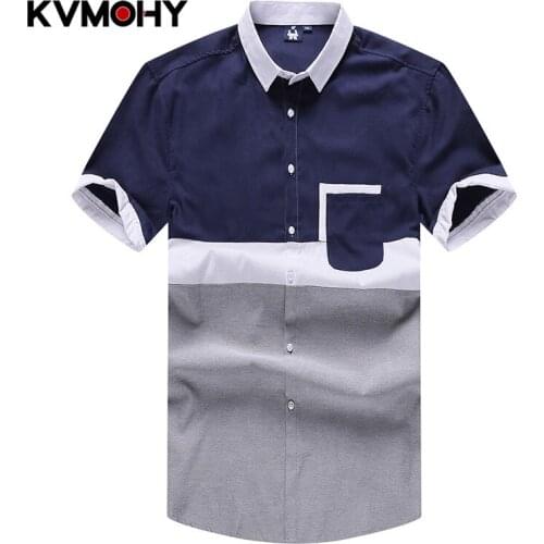 Мужские клечатые рубашки KVMOHY China At AliExpress