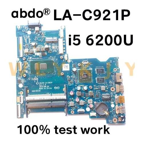 828187-001 828187-501 for HP 15-AY 15-AC 250 G4 notebook motherboard BDL50 LA-C921P CPU i5 6200U DDR3 100% test work