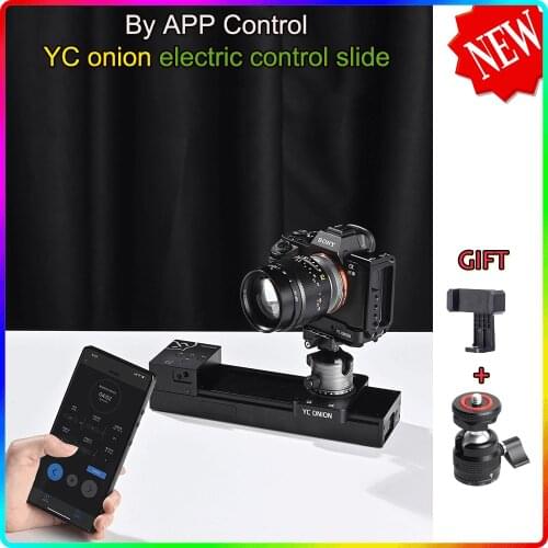 YC Onion SE Motorized controlled camera slide App Control in Aluminum alloy with Super Silent Moto Micro-shift macro photography