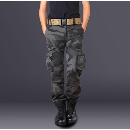 9 style plus size 28-38 army military Men pants High Quality camouflage big pocket Pants Casual work pants Cargo Pants trousers