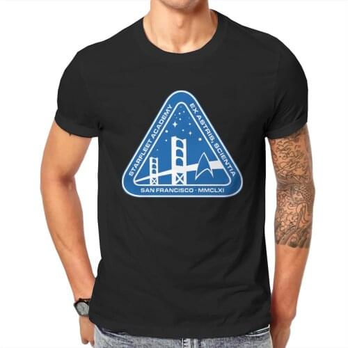 Men trek and the stars Discovery Starfleet Academy Triangle Sign Tank Top Anime Enterprise Tv Funny Classic Graphic Tshirt