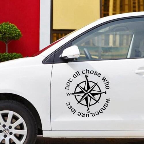 Creative Compass Wall Sticker Self Adhesive Vinyl Waterproof Wall Art Decal vinyl Stickers Art Decoration DIY Home Decor