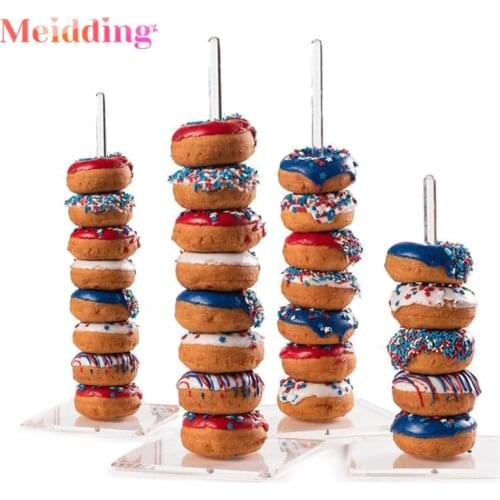 Wedding Table Decoration Donuts Stand Donut Wall Doughnut Display Holder Bride Wedding Decor Baby Shower Birthday Donut Party
