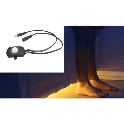 Mini Adjustable TDL PIR Infrared Motion Sensor Detection LED Switch for Automatic Lighting Corridors Bathrooms Basements