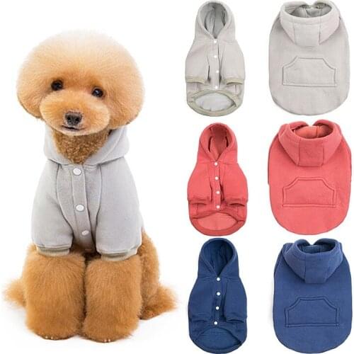 Warm Pets Dogs Clothing winter Soft Cotton Pet Clothes For Small Cat Fleece Sweater Dogs Yorkshire Ropa Para Perro Cat Clothing