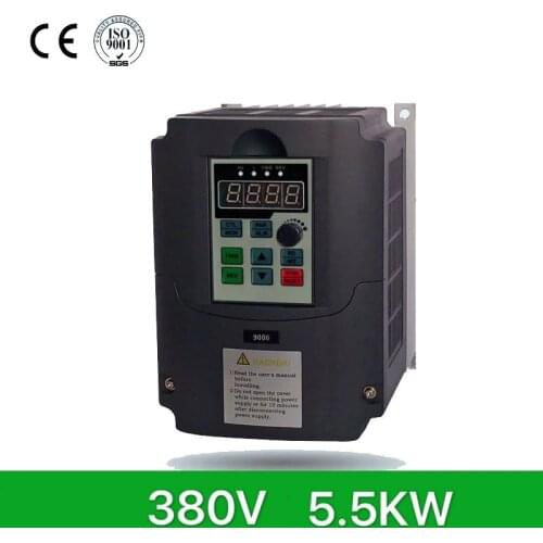 Vfd inverter 5.5KW 380V vector type VARIABLE FREQUENCY DRIVE INVERTER VFD 3HP for CNC spindle