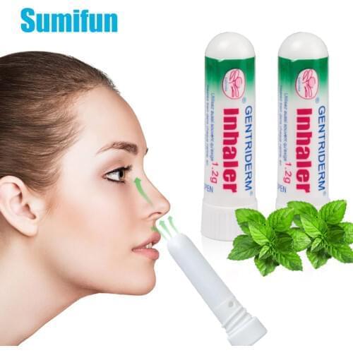 1/3/5Pcs Thailand Nasal Inhaler 100% Original Nasal Essential Oils Refresh Nose Cold Cool Herbal Ointment Rhinitis Mint Cream
