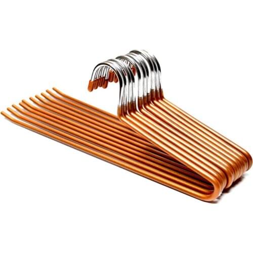 10pcs/lot 35cm Leaching Anti-skid Trousers Rack Trousers Hanger Stainless Steel Tracksuit Trousers And A Scarf Towel Hangers