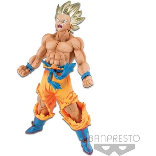 14cm BANDAI Dragon Ball Z BOS Super Saiyan Son Goku Anime characters Action PVC Collection Model Toy Anime Figure Toys For Kids